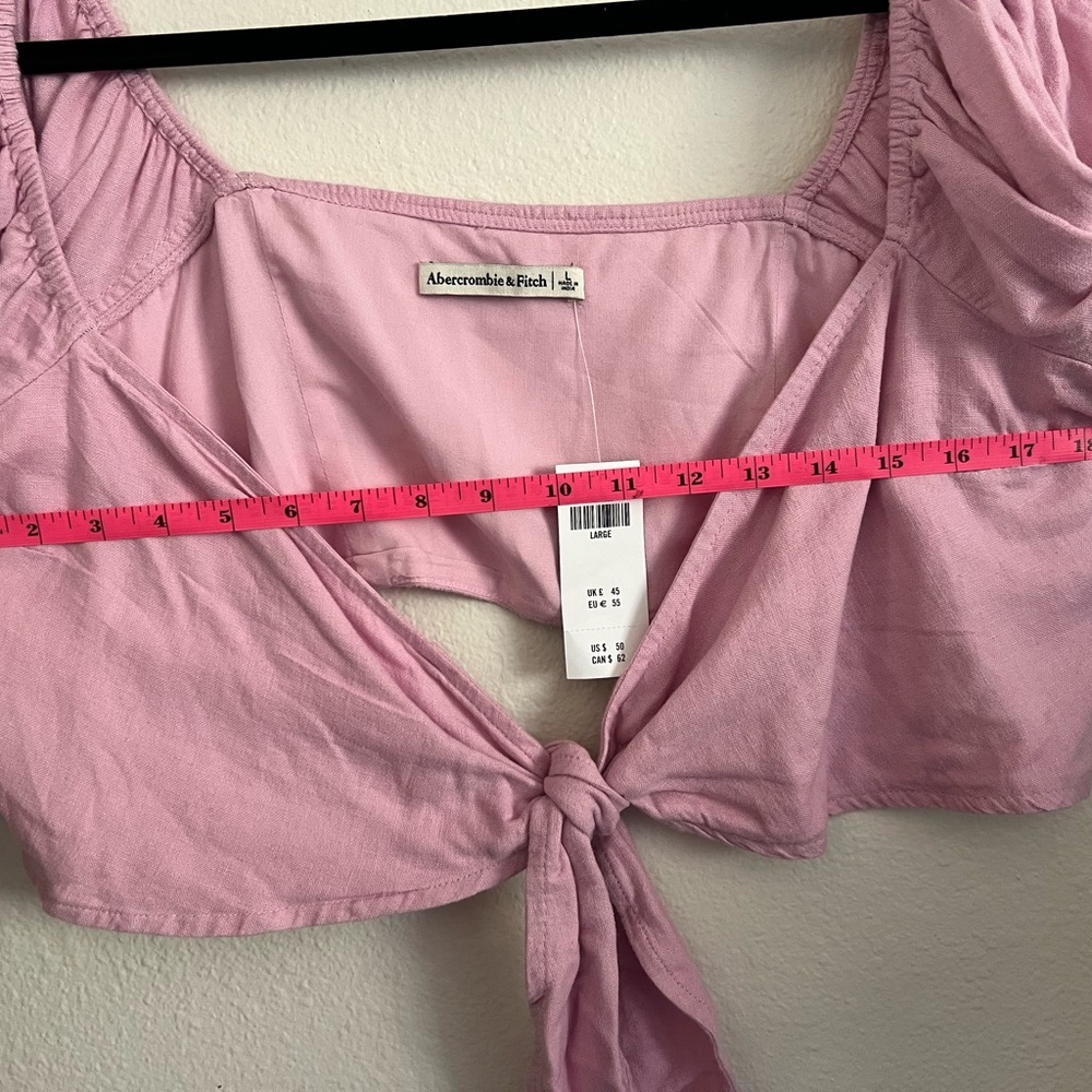 Abercrombie & Fitch Pink Women's Top - Picture 3 of 3